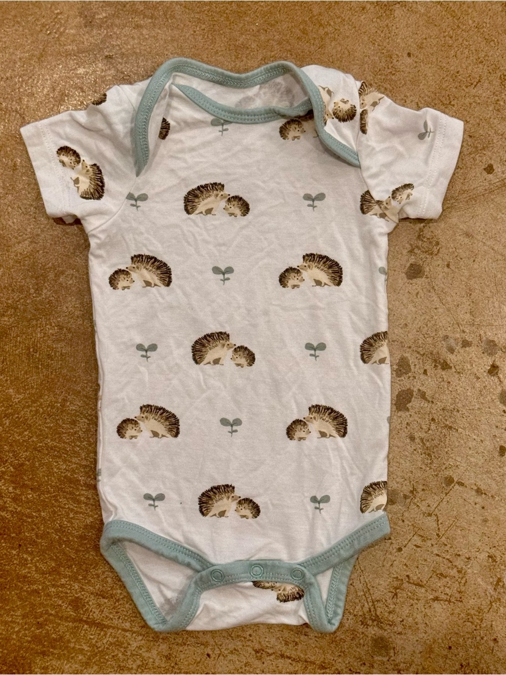 Kyte Bamboo Hedgehog Bodysuit 0-3 mo